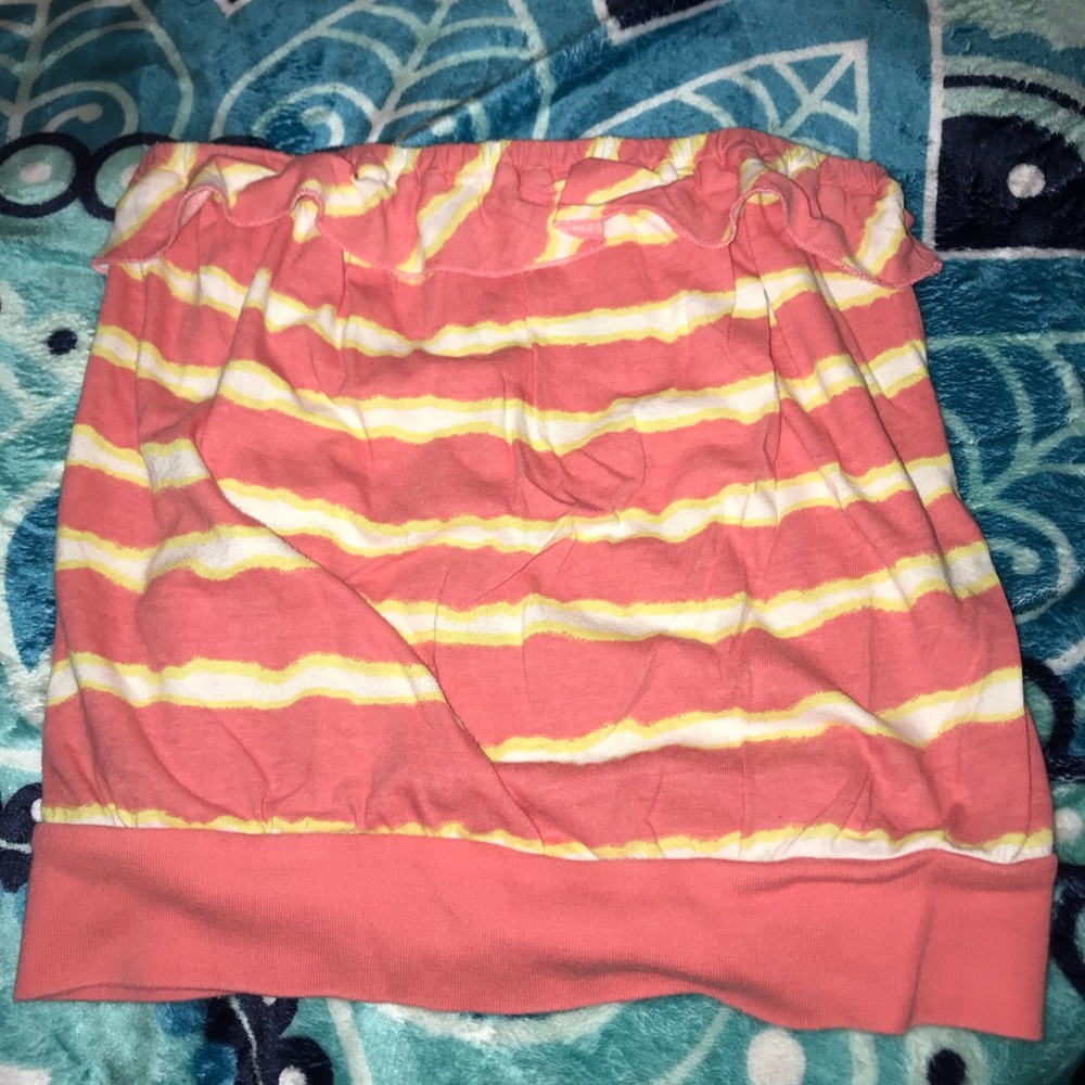 Striped tube top